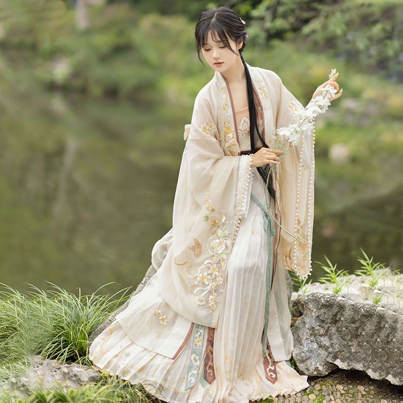 Elegant Song Dynasty Hanfu Dress Traditional Chinese Outfit for Women