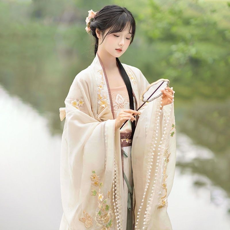 Elegant Song Dynasty Hanfu Dress Traditional Chinese Outfit for Women