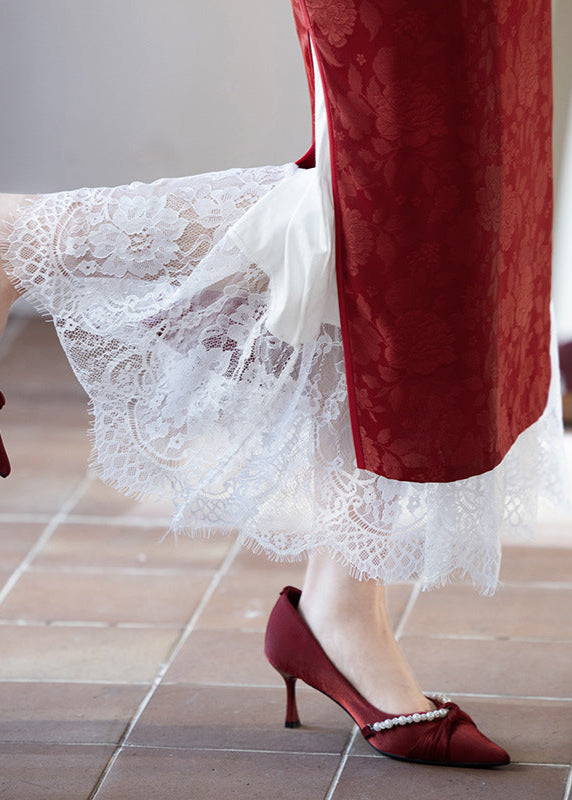 Cheongsam Slip Underskirt | Lace Lining Anti See-Through