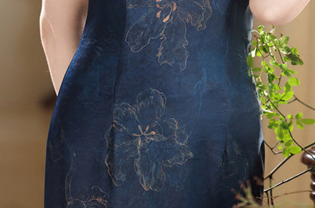 Summer Sleeveless Vintage Slim Qipao | Lightweight Elegant Cheongsam Dress