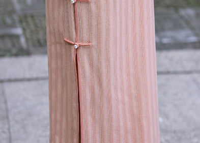 Autumn Full-Button Qipao | Side Frog Button Vintage Slim Cheongsam