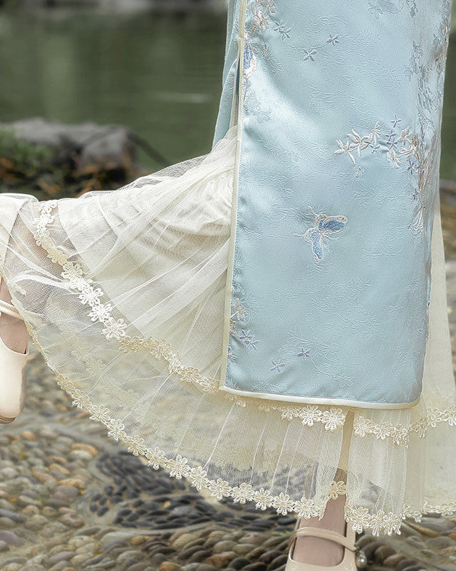 Qipao Underlay Skirt | Elastic Vintage Versatile Layering Bottom Skirt