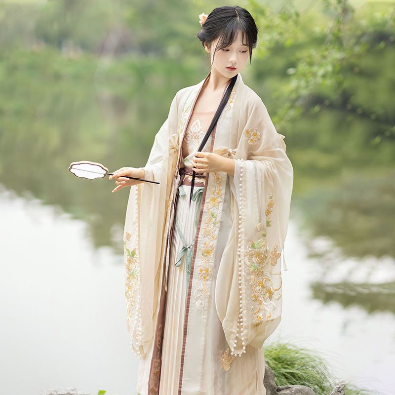Elegant Song Dynasty Hanfu Dress Traditional Chinese Outfit for Women