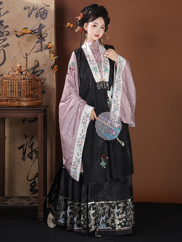 Women's Traditional Chinese Ming Dynasty Hanfu with Embroidery