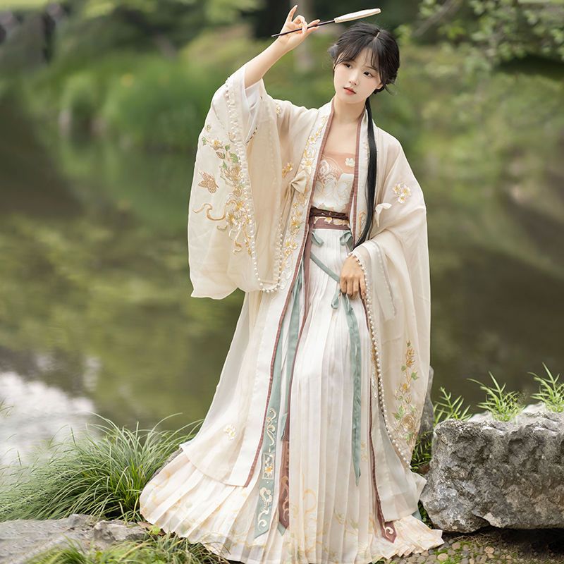 Elegant Song Dynasty Hanfu Dress Traditional Chinese Outfit for Women