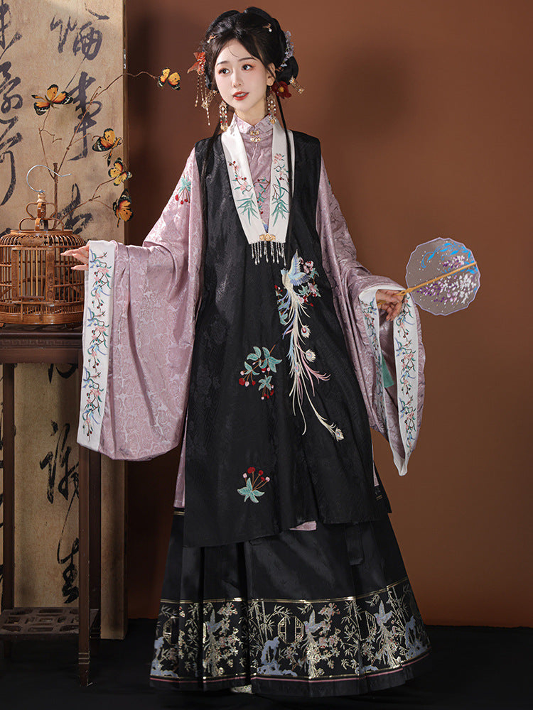Women's Traditional Chinese Ming Dynasty Hanfu with Embroidery