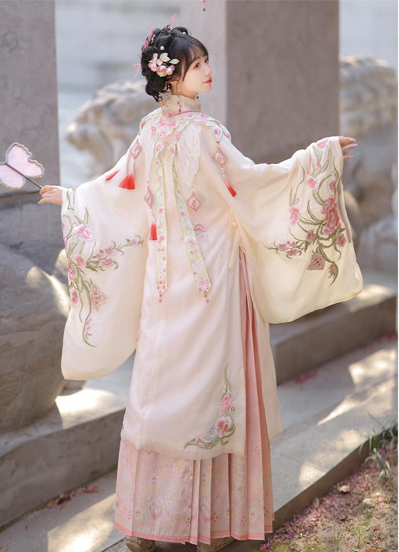 Ming Dynasty Hanfu Dress - Traditional Chinese Outfit for Graduation Ceremony
