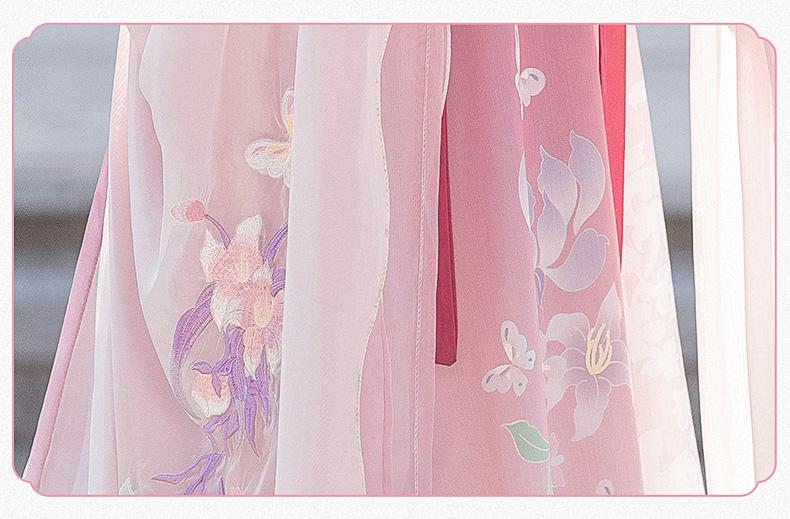 Elegant Chinese Hanfu Dress for Women Traditional Tang Dynasty Costume