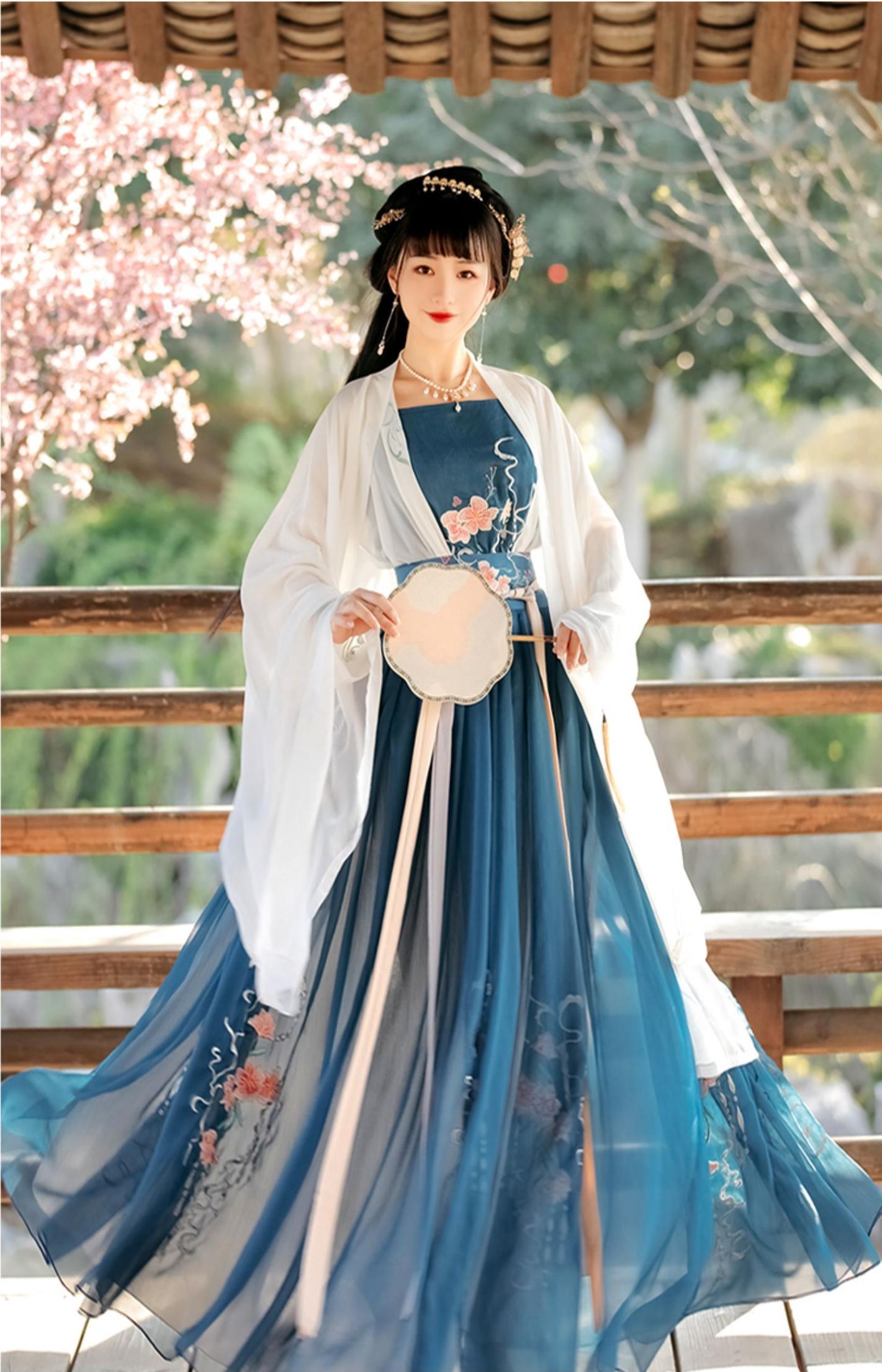 Song Dynasty Hanfu Dress – Traditional Chinese Fairy Style Outfit