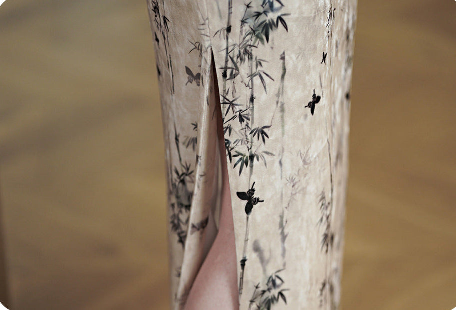 Velvet Sleeveless Slim Qipao Dress | Elegant Eveningwear