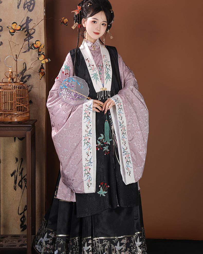 Women's Traditional Chinese Ming Dynasty Hanfu with Embroidery