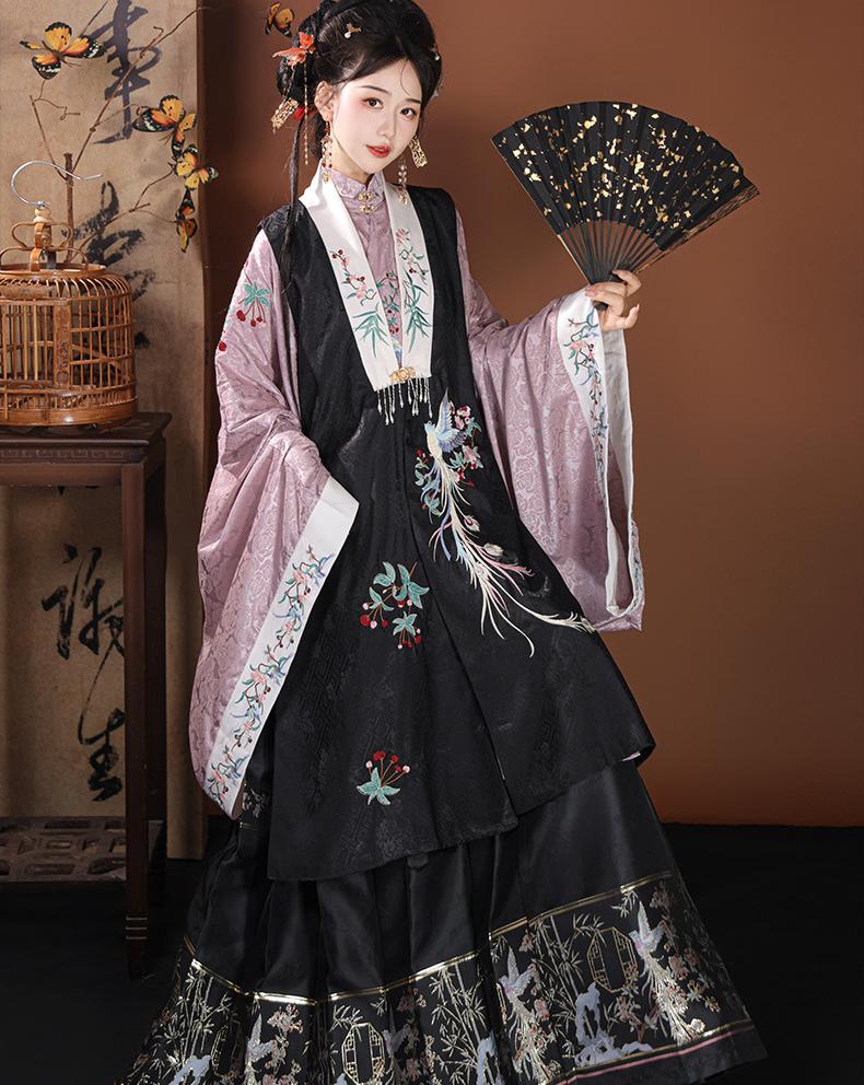 Women's Traditional Chinese Ming Dynasty Hanfu with Embroidery
