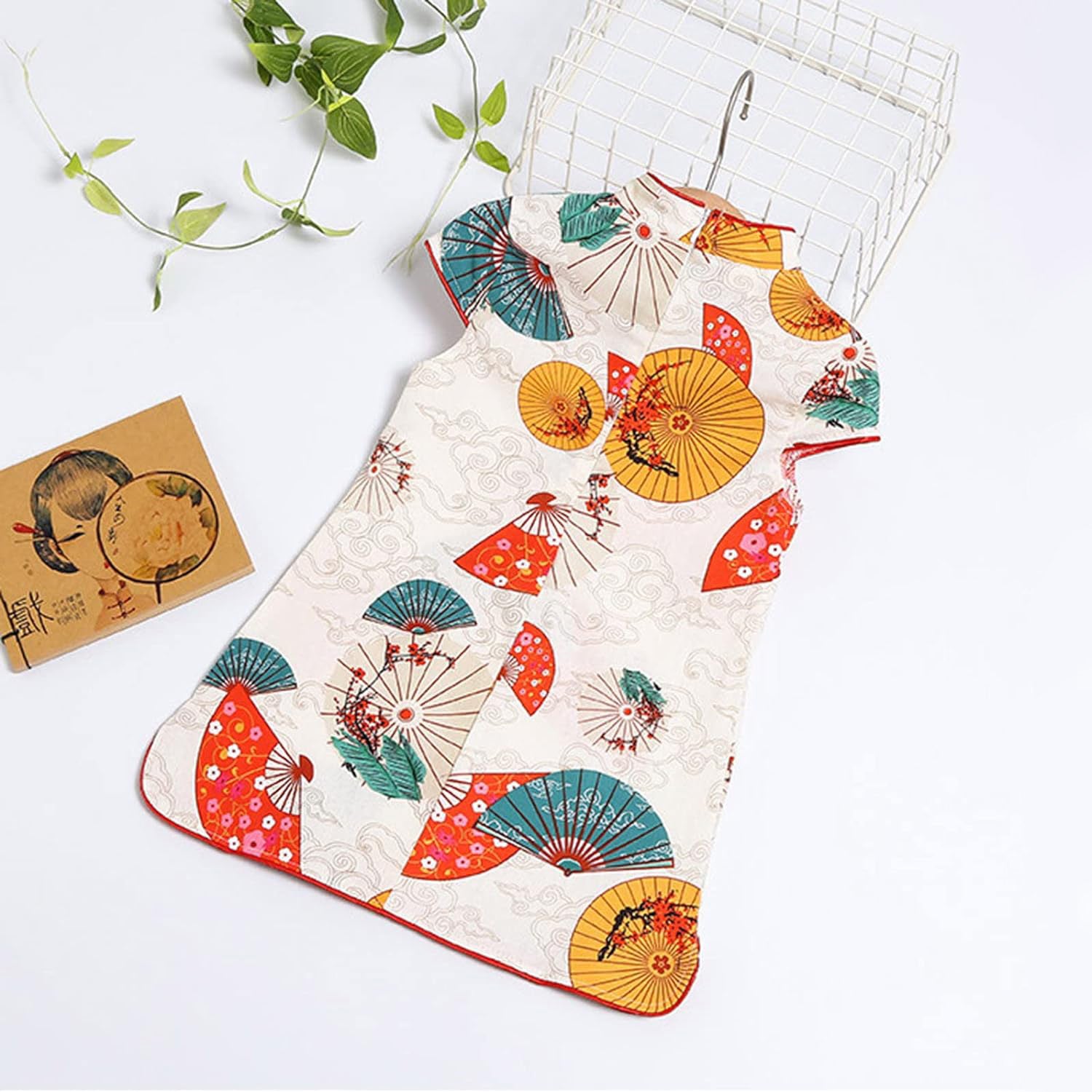 Girls' Dual-Patterned Traditional Chinese Qipao