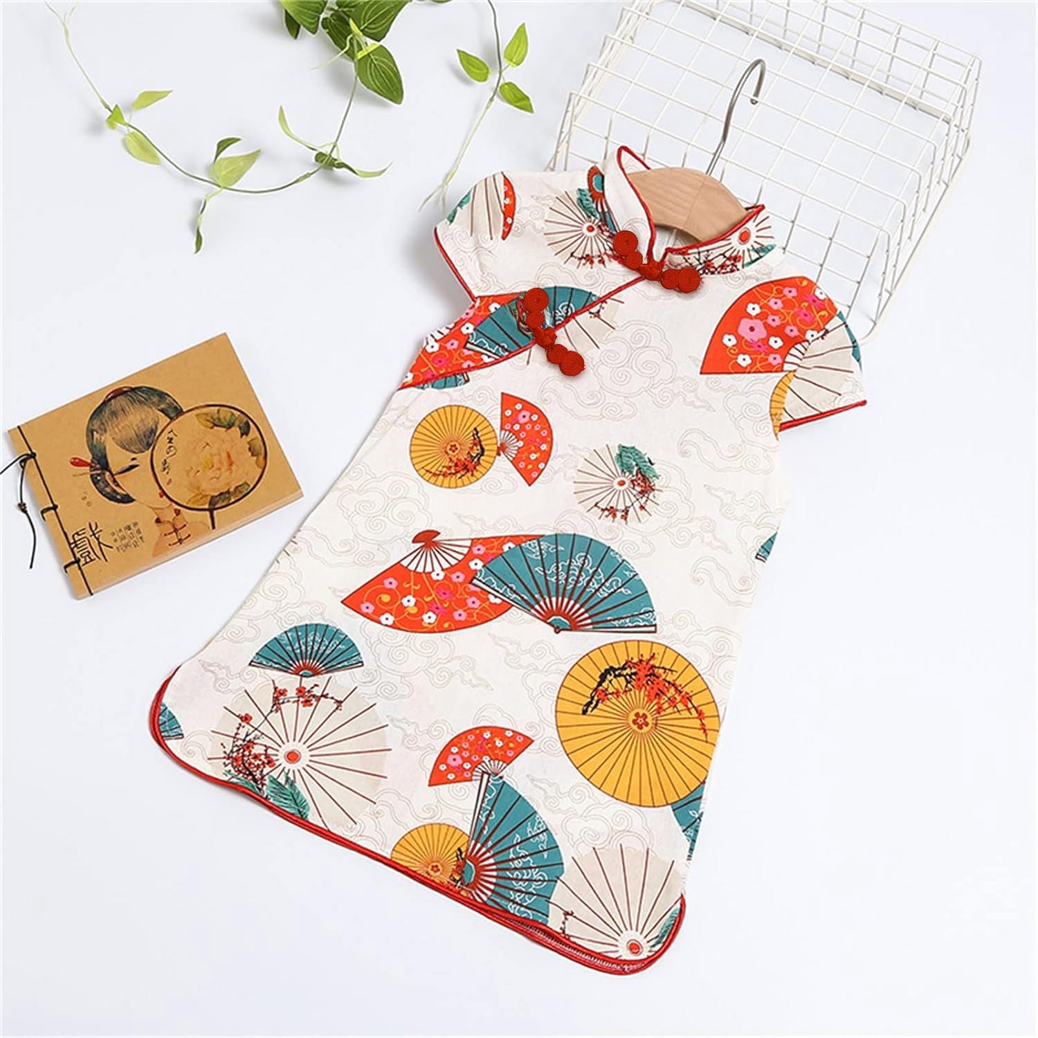 Girls' Dual-Patterned Traditional Chinese Qipao