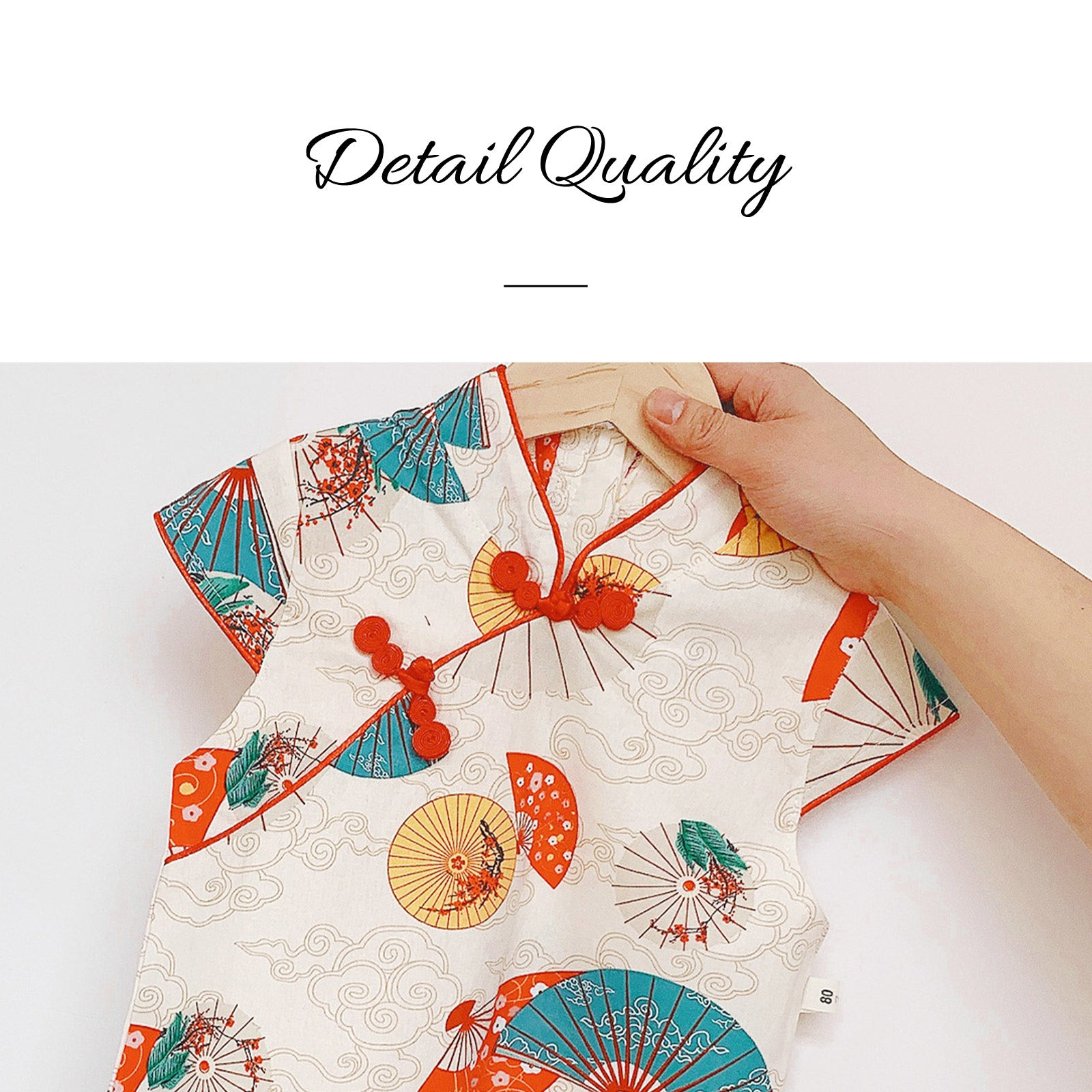 Girls' Dual-Patterned Traditional Chinese Qipao