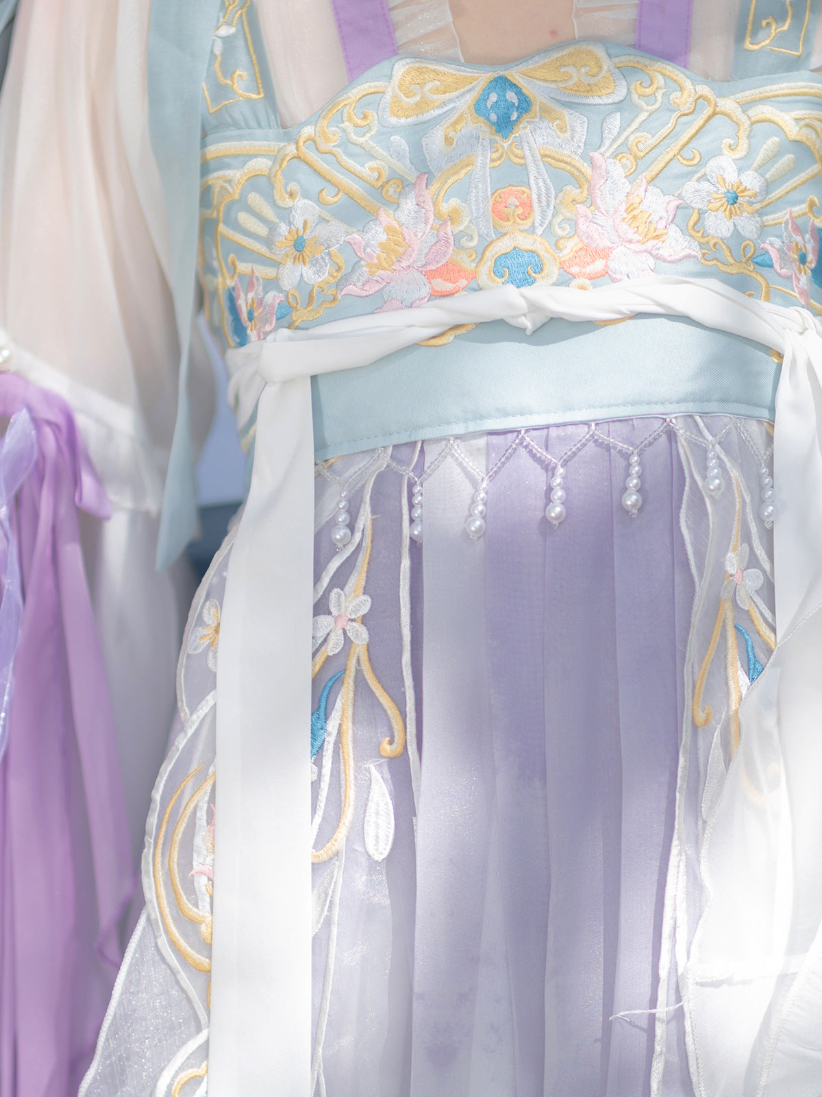 Graceful Purple Hanfu Dress Elegant Traditional Fairy Style