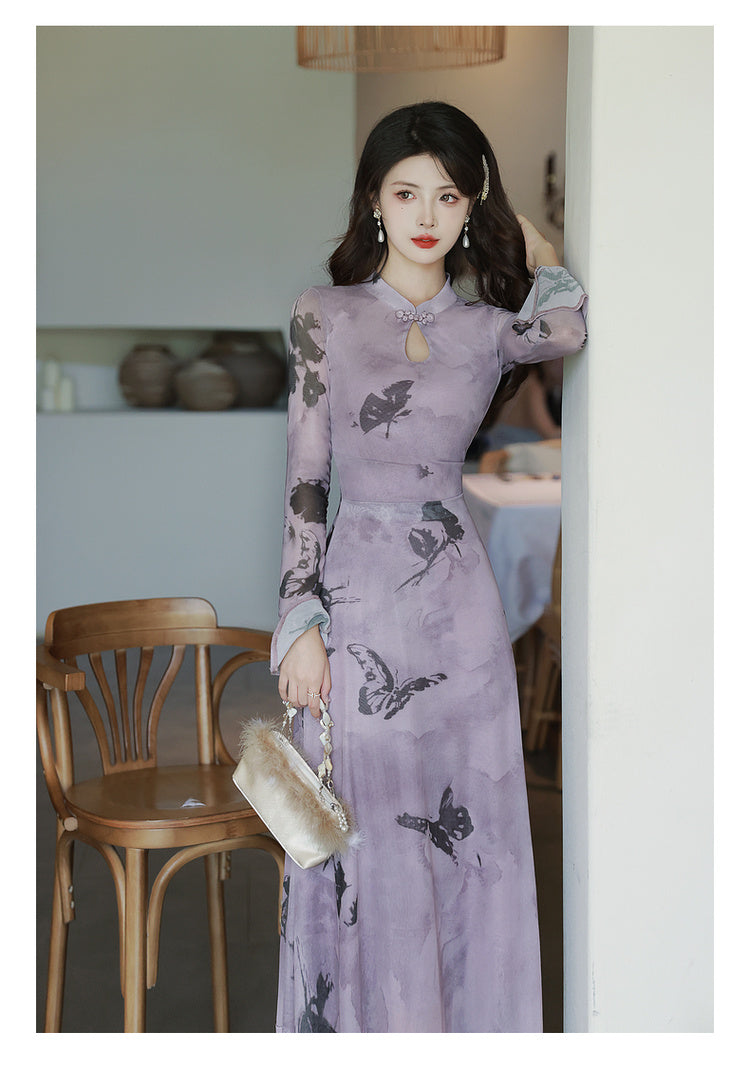 New Chinese Improved Cheongsam Modern Qipao