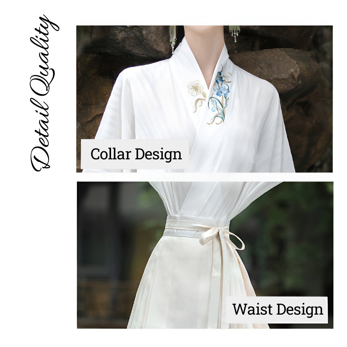 Women's Blouse and Horsehair Skirt Set Chinese Traditional Wear