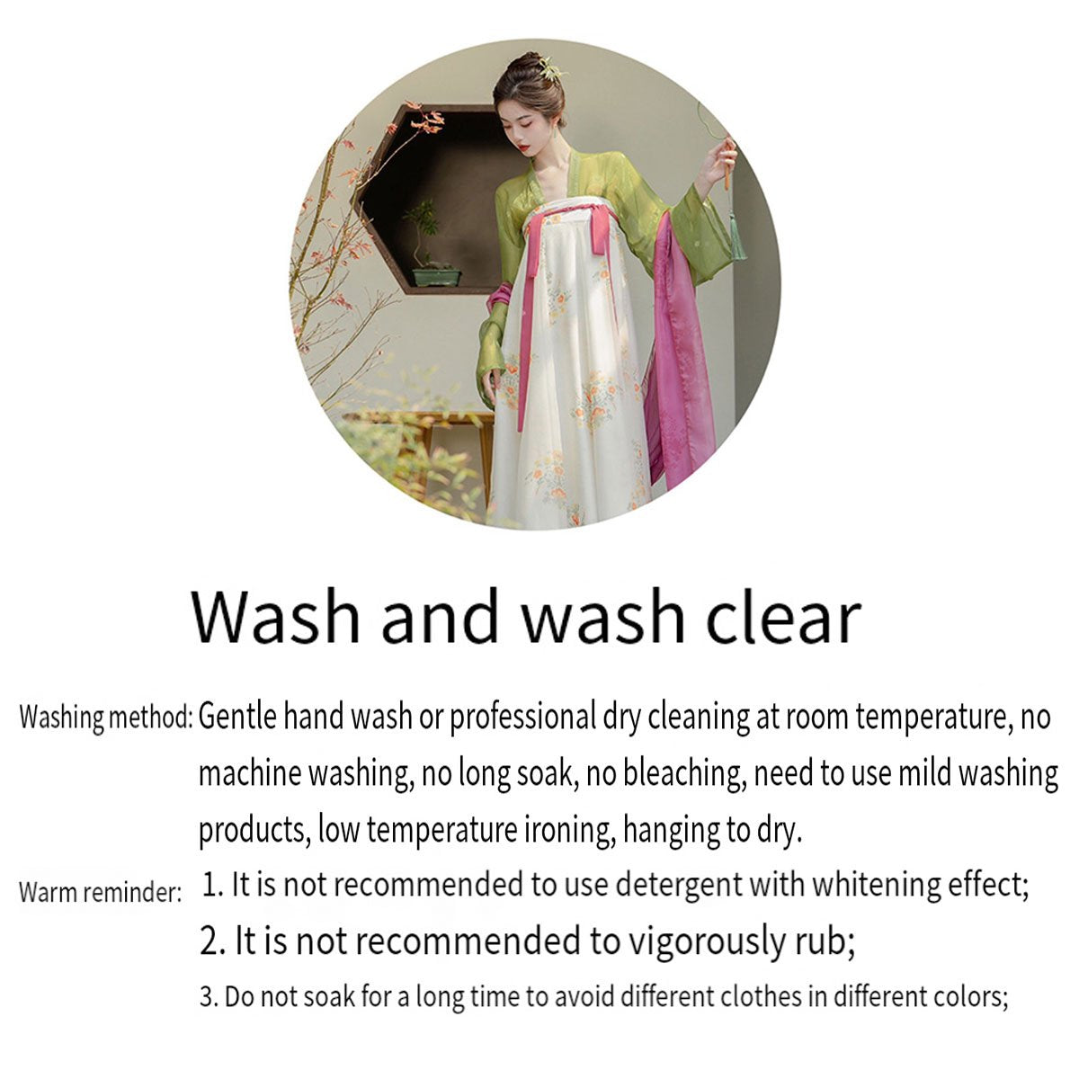 New Chinese Tang Style Hanfu Elements Daily Chest-length Dress Tea Clothing Two-piece Set