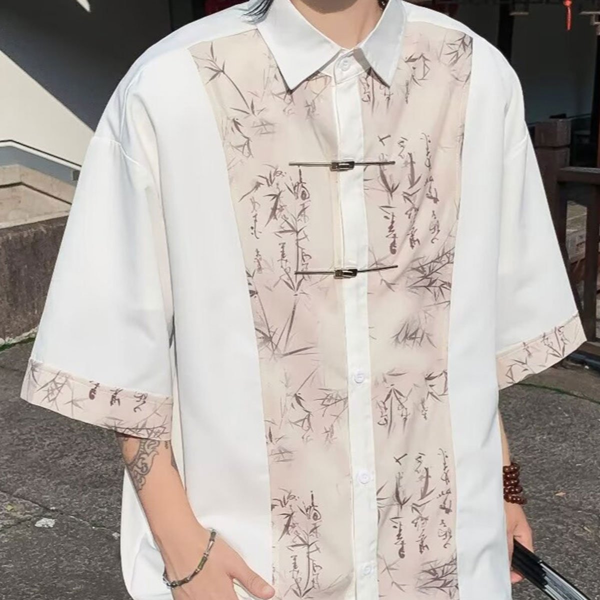 New Chinese Style Shirt Men's Summer Casual Shirt