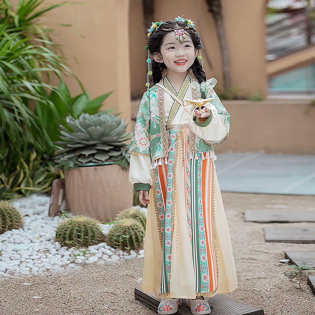 Girls Ethnic Dress Hanfu Ethnic Wear