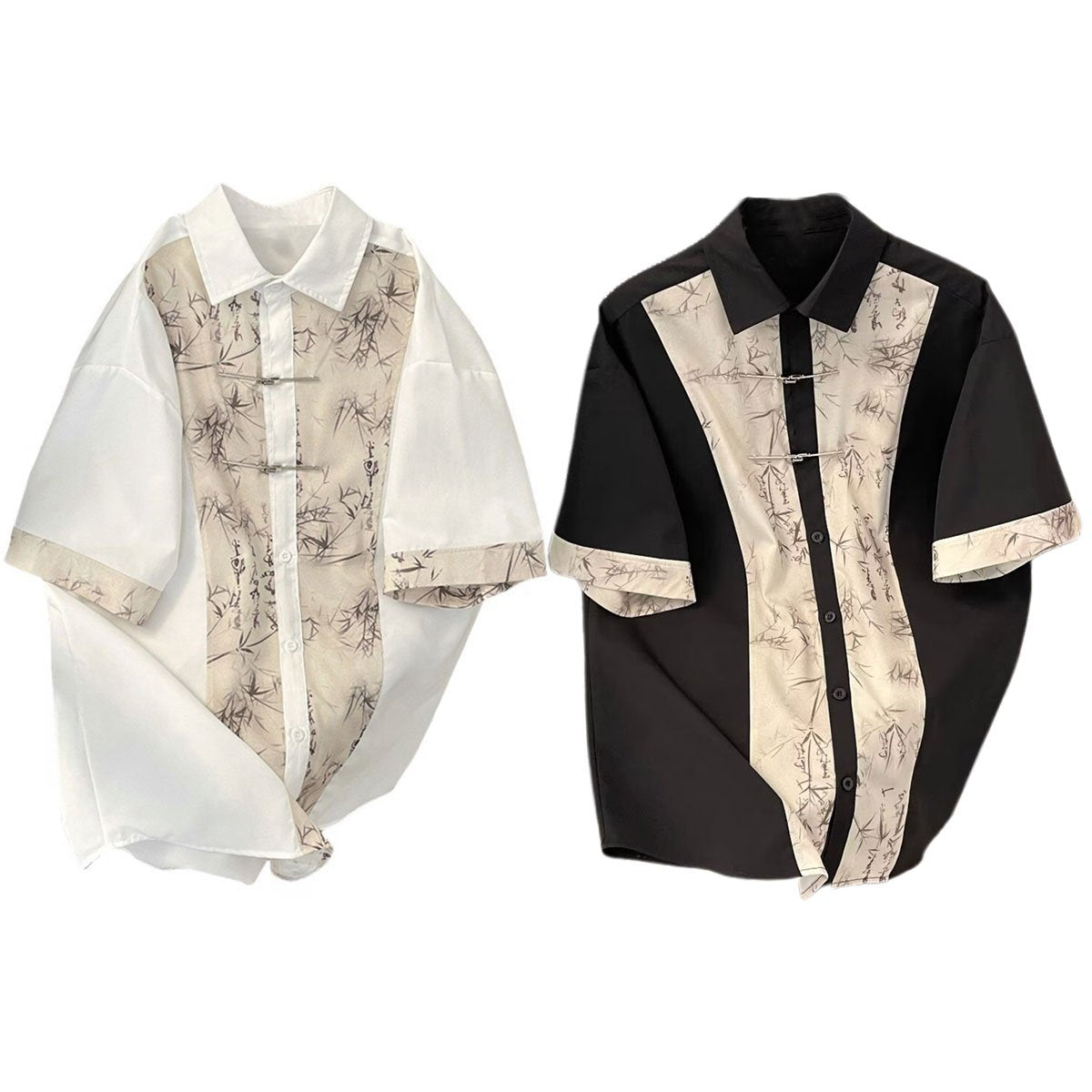 New Chinese Style Shirt Men's Summer Casual Shirt