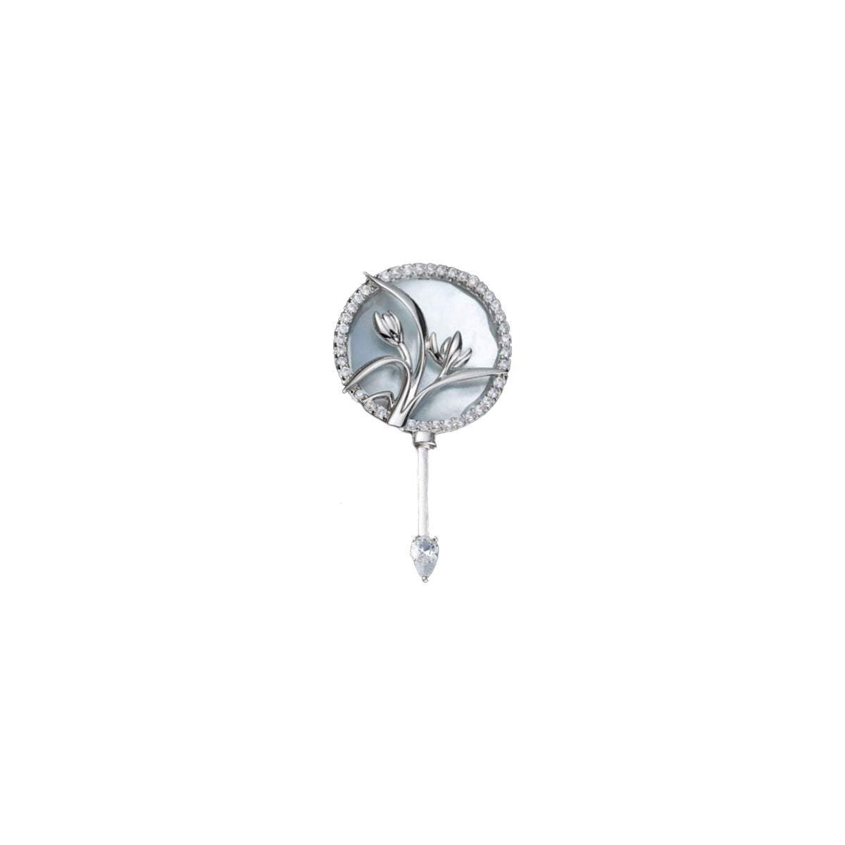 Gold and Silver Brooch