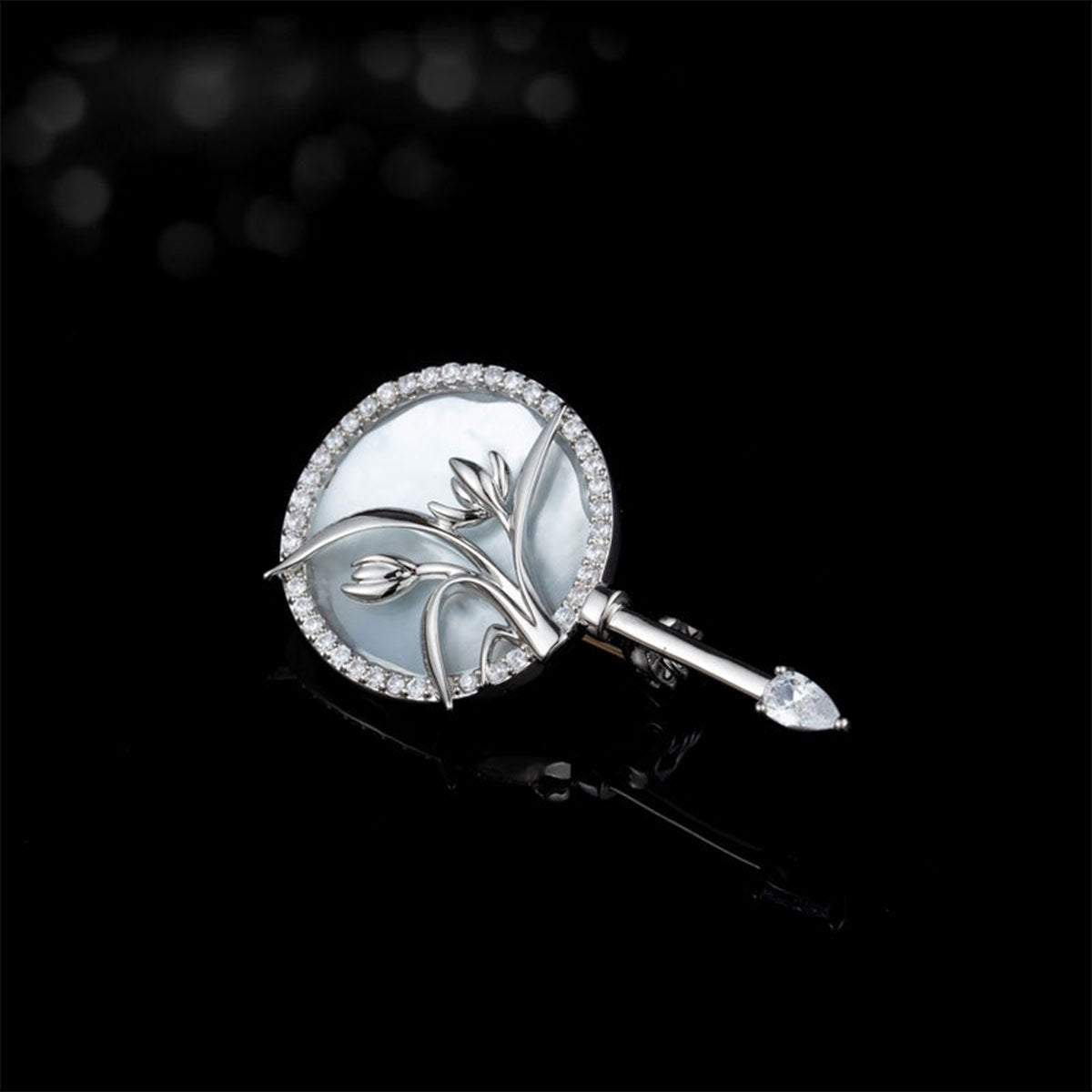 Gold and Silver Brooch