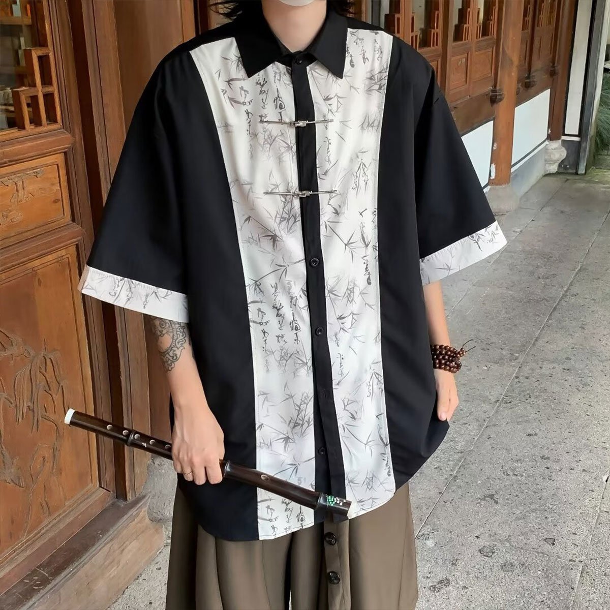 New Chinese Style Shirt Men's Summer Casual Shirt