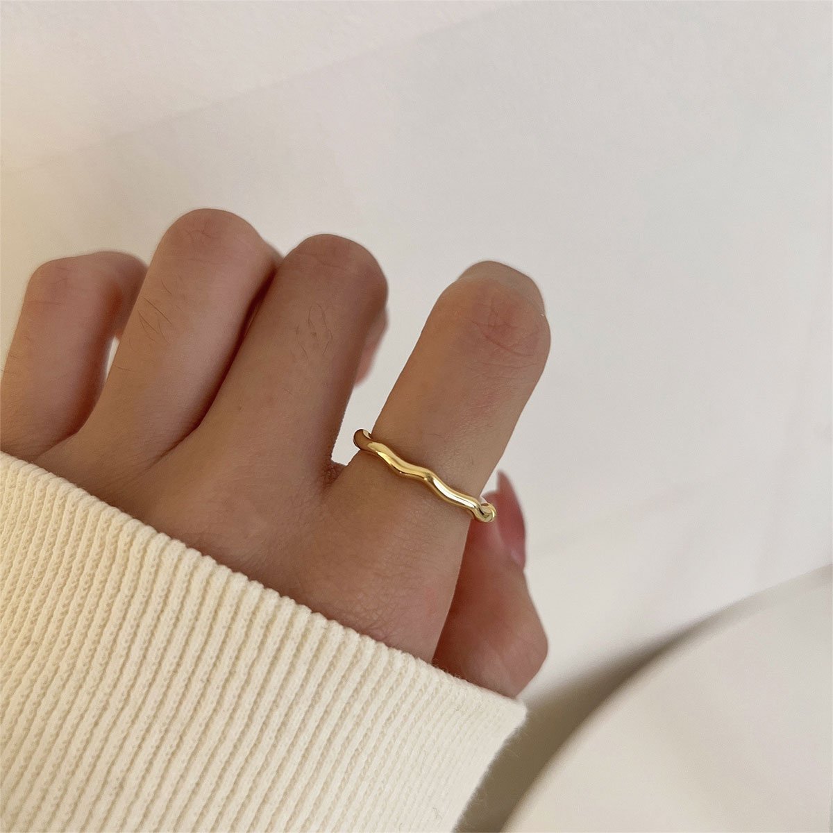 女士可拉伸时尚首饰,柔软可调节弹性绳环