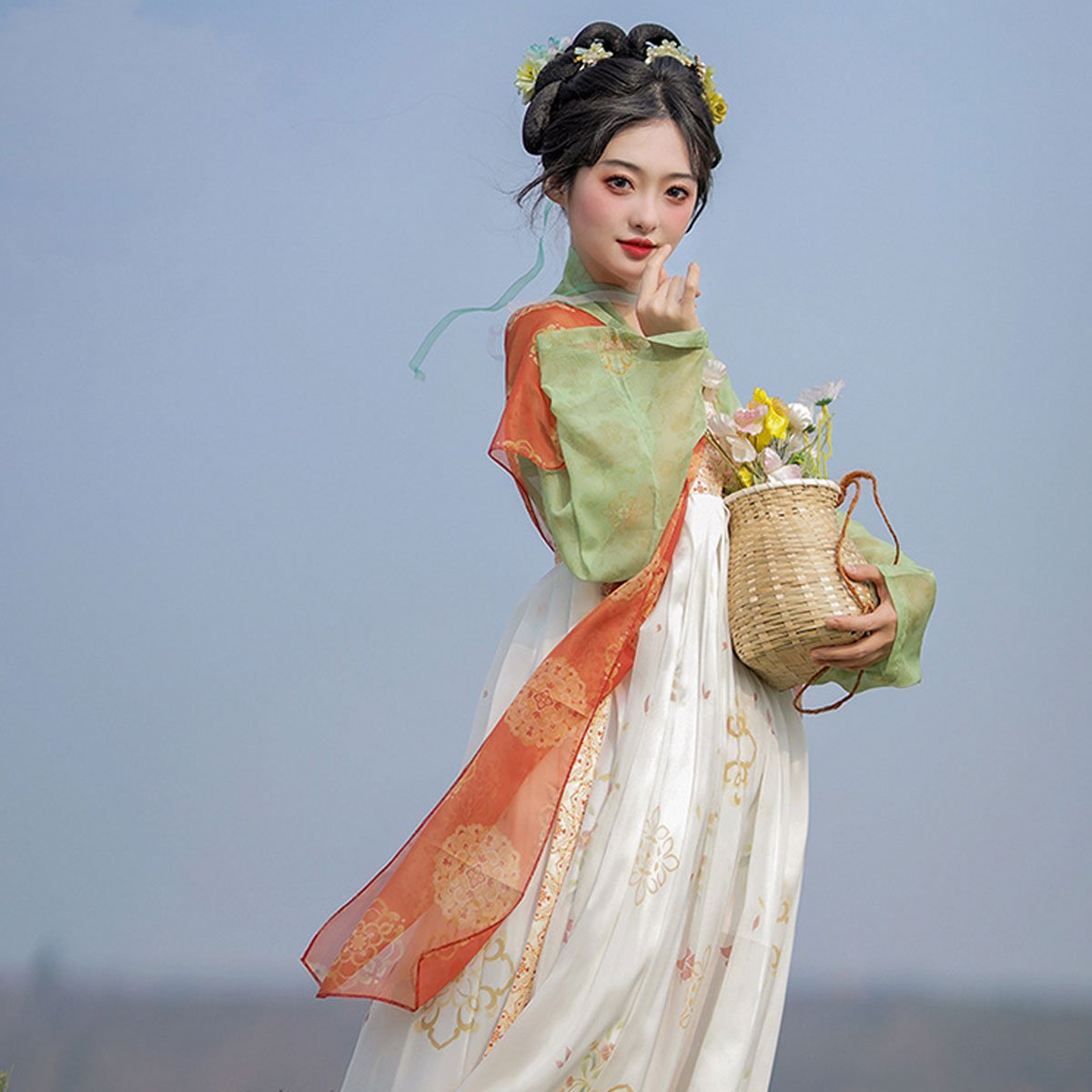 唐装齐地长裙儒雅新款汉服女装夏季