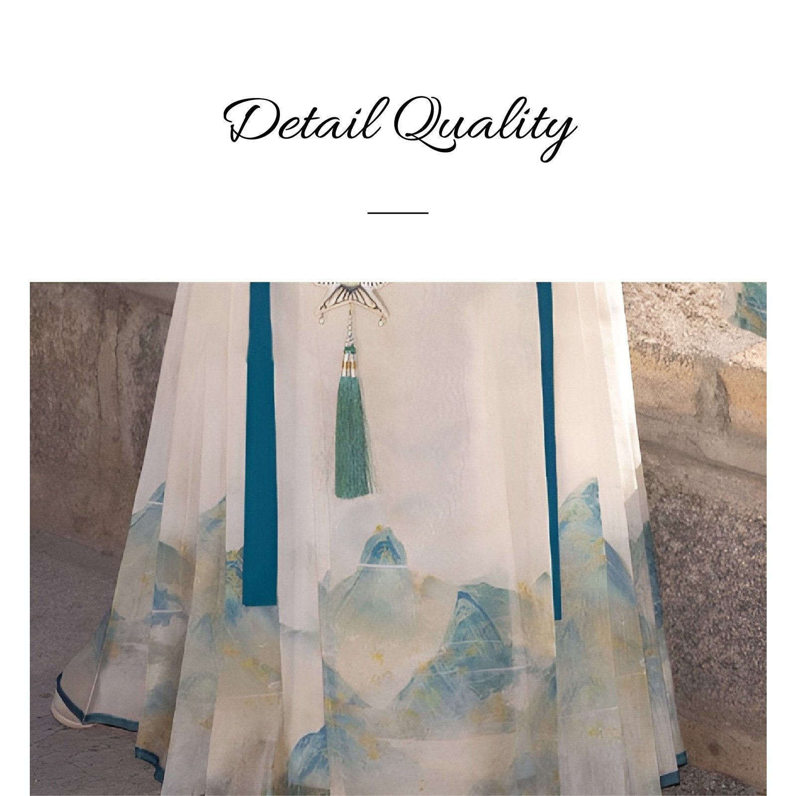 ‘Azure Mountain Whisper’Ming Style Chinese Hanfu