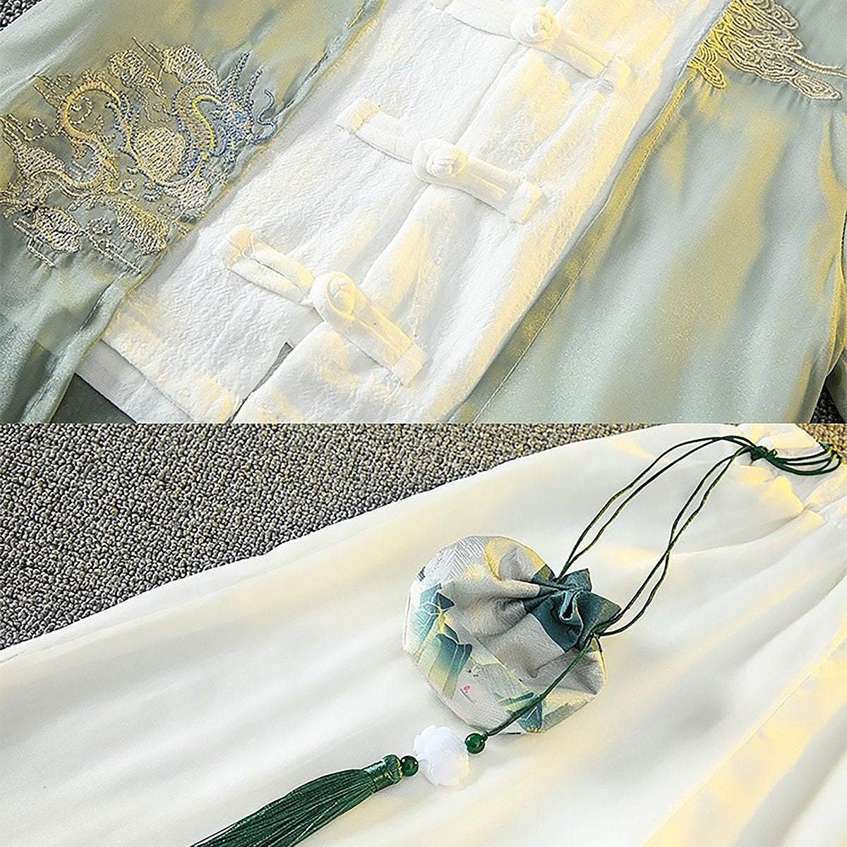 Chinese Traditional Hanfu Autumn Outfit for Boys Festival Costume