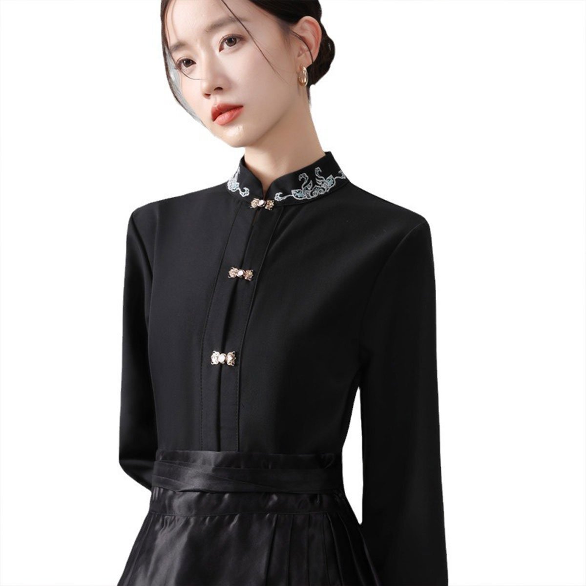 New Chinese Style Spring Women's Shirt
