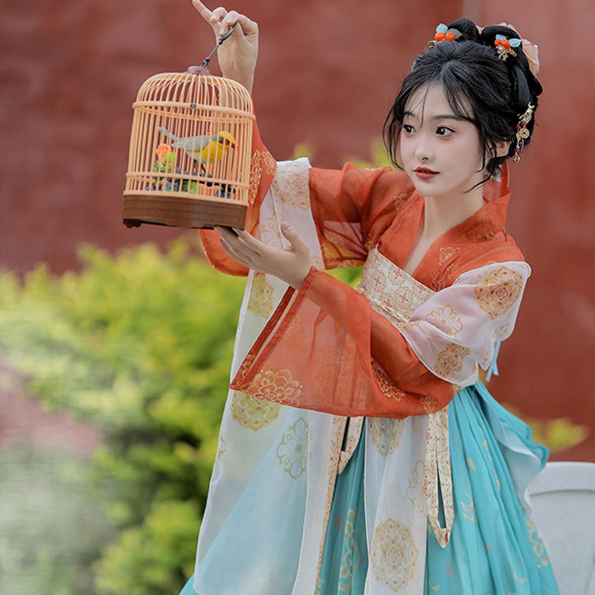 唐装齐地长裙儒雅新款汉服女装夏季