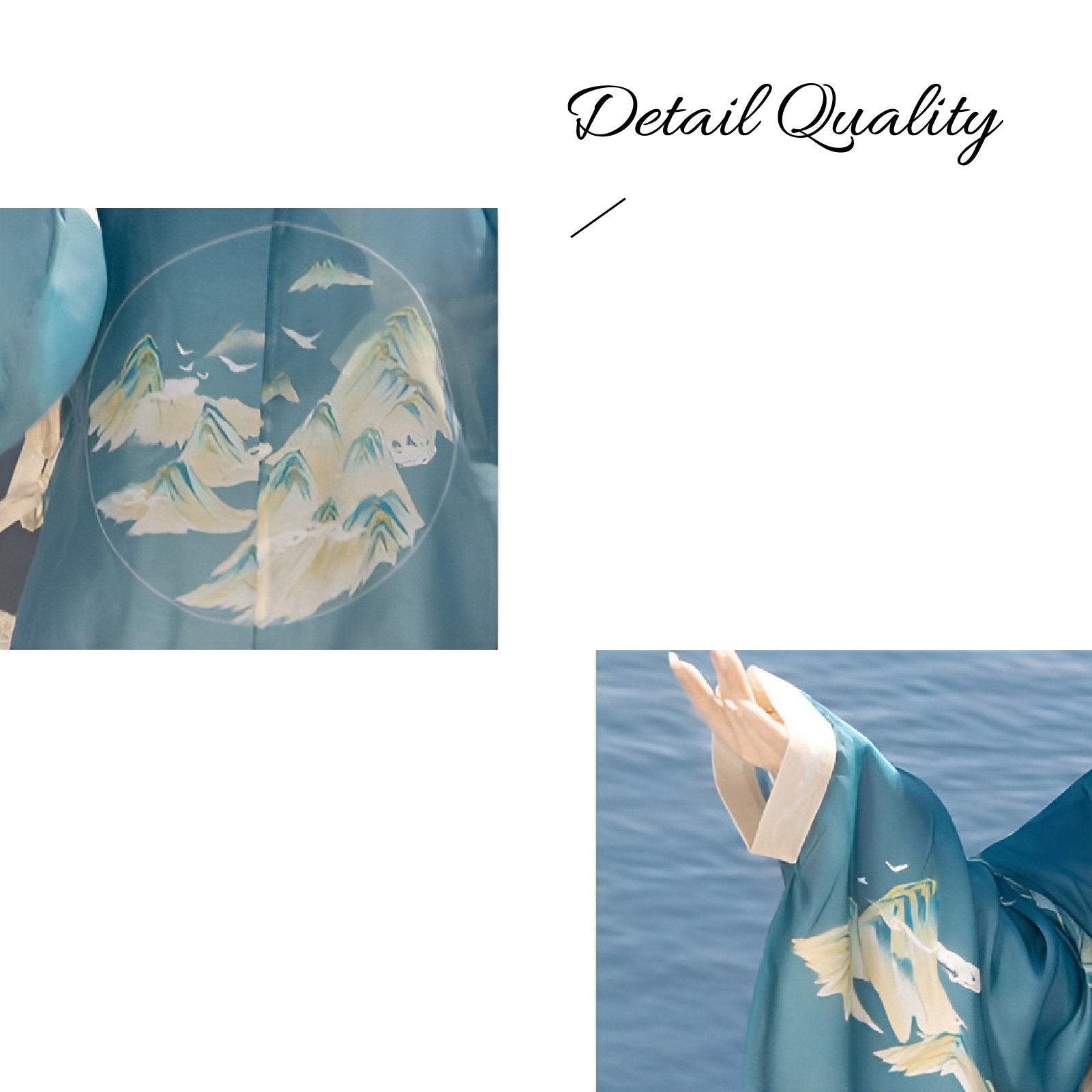‘Azure Mountain Whisper’Ming Style Chinese Hanfu