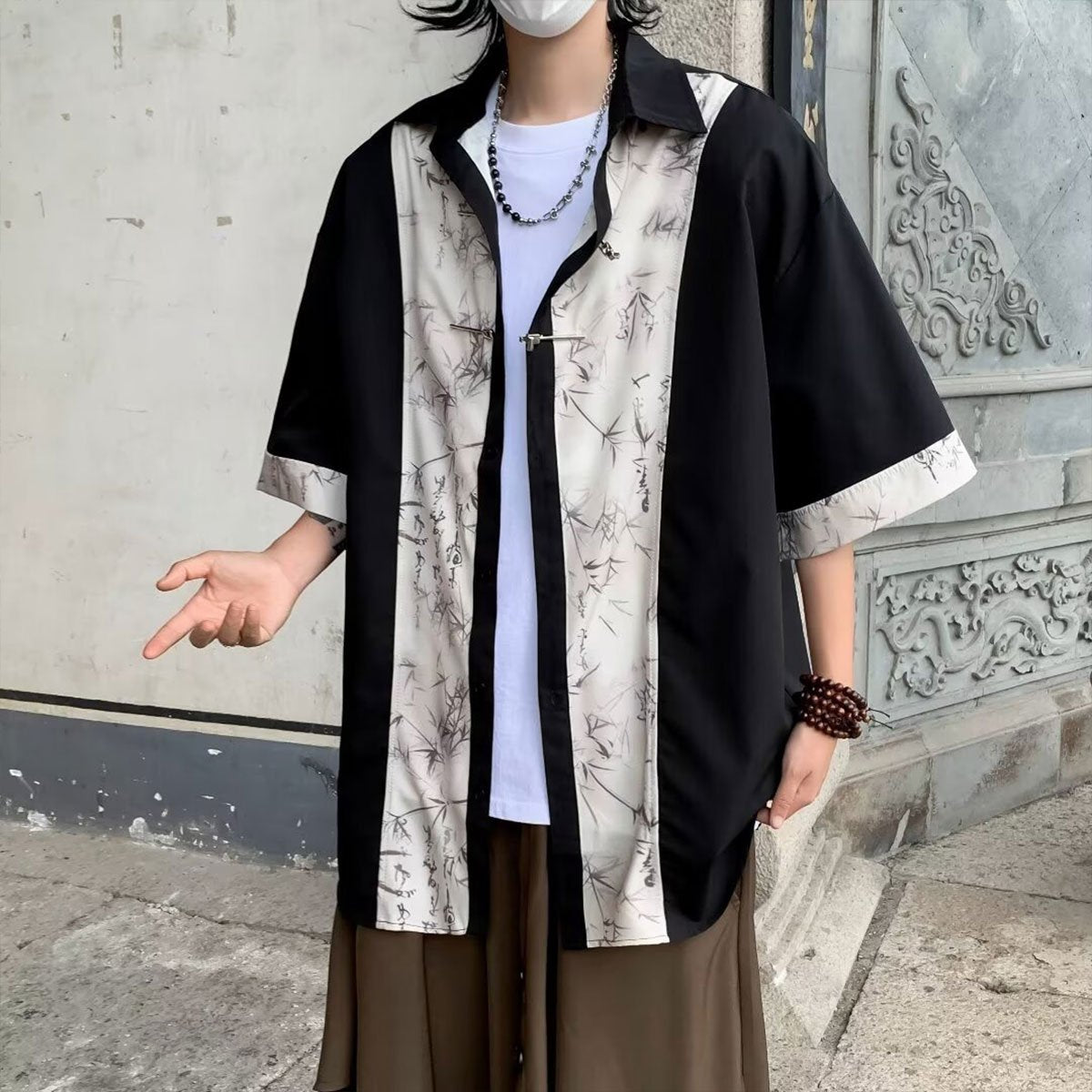 New Chinese Style Shirt Men's Summer Casual Shirt