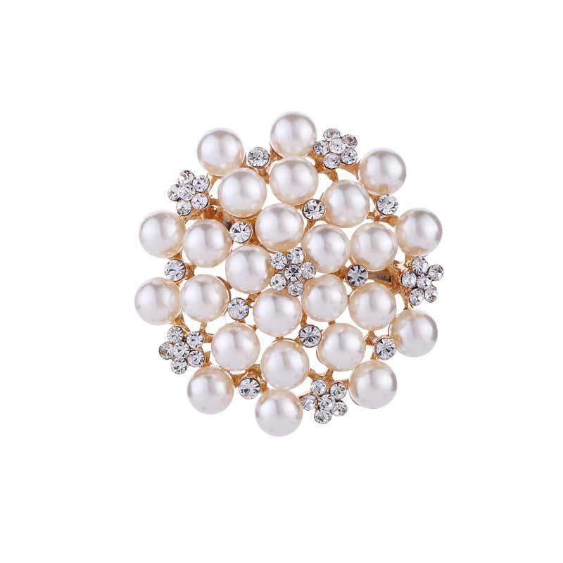 Pearl Flower Brooch