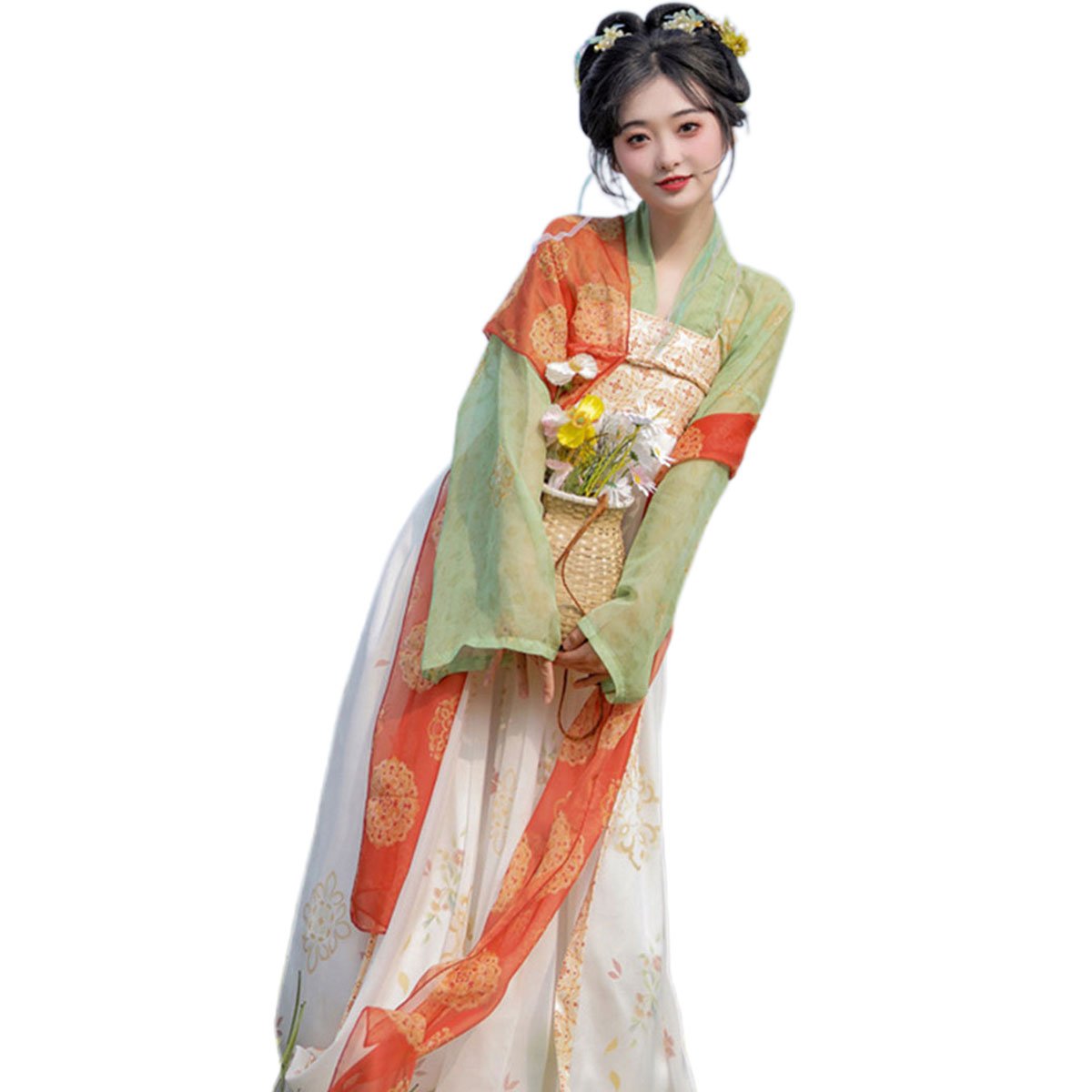 唐装齐地长裙儒雅新款汉服女装夏季