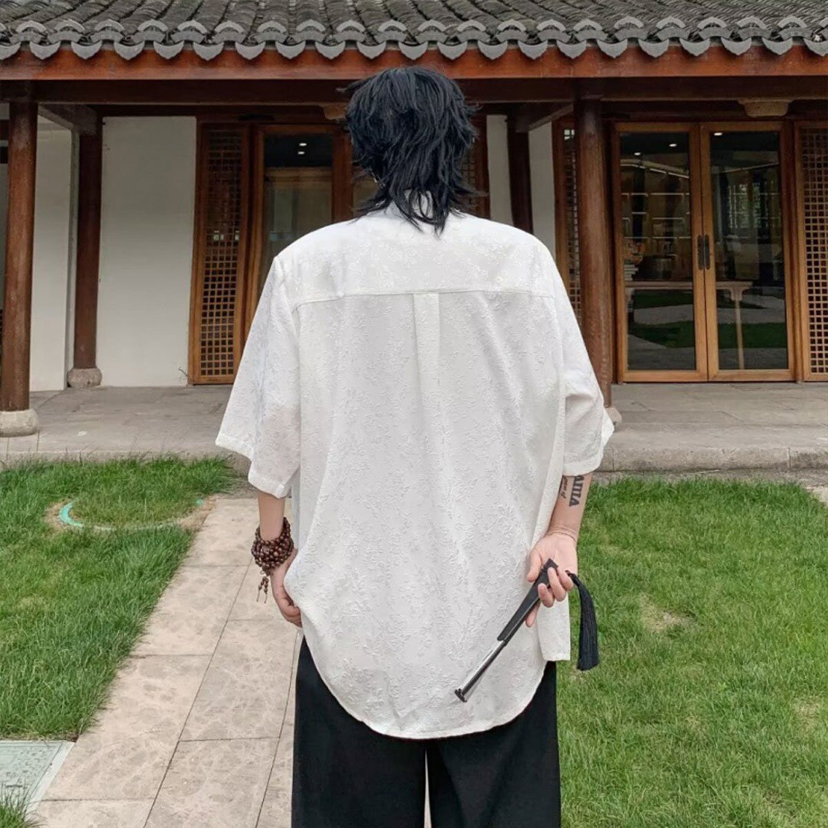 Men's Summer New Chinese Style National Style Short Sleeve Shirt