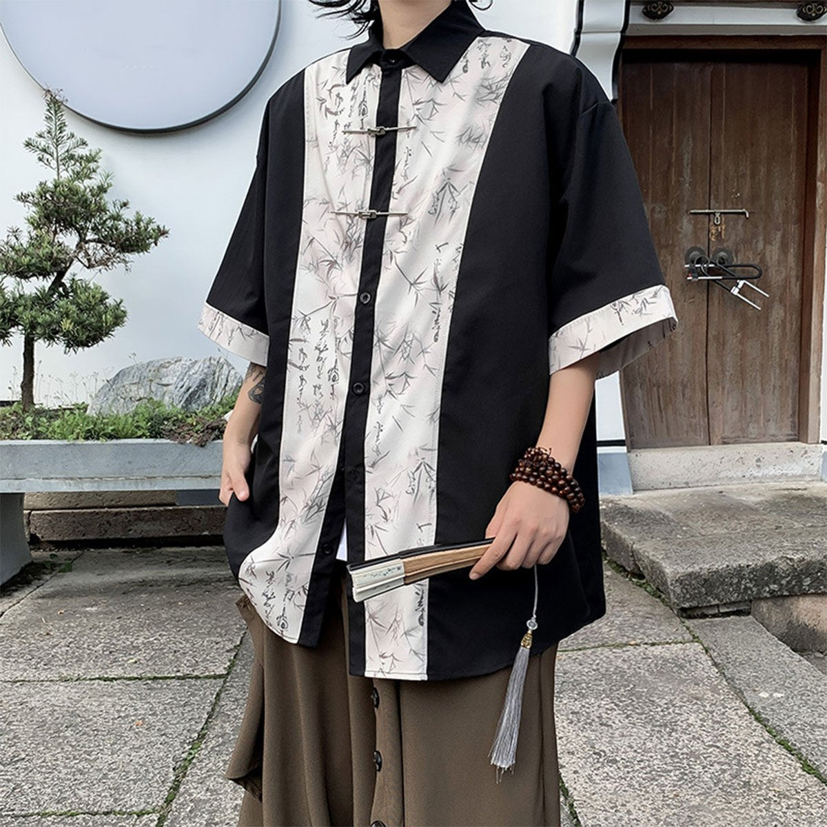New Chinese Style Shirt Men's Summer Casual Shirt