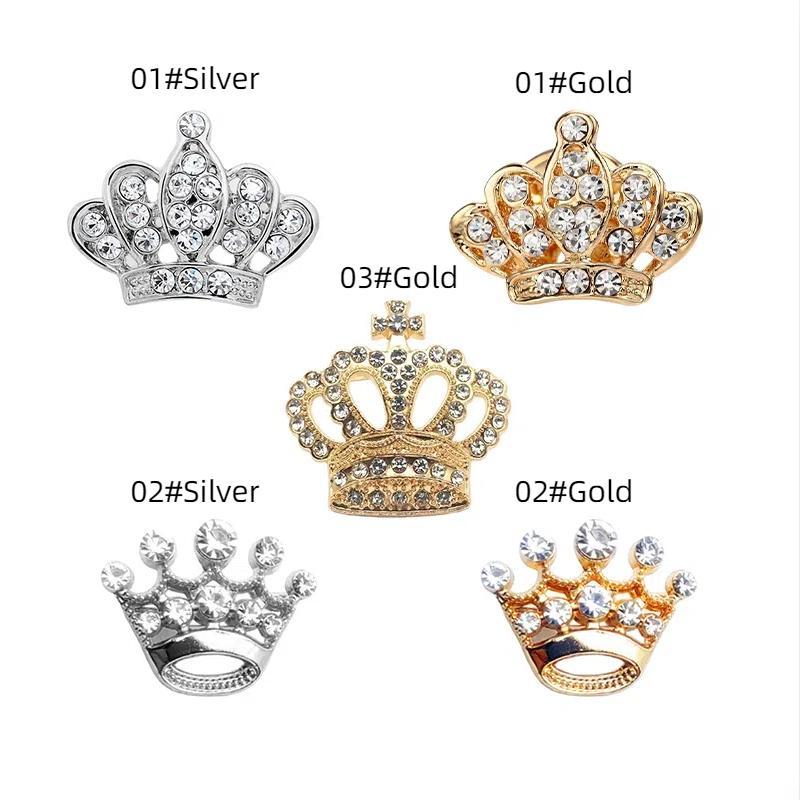Small Crown Brooch Accessory Fashion Corsage Pin Jewelry Women Men Gift