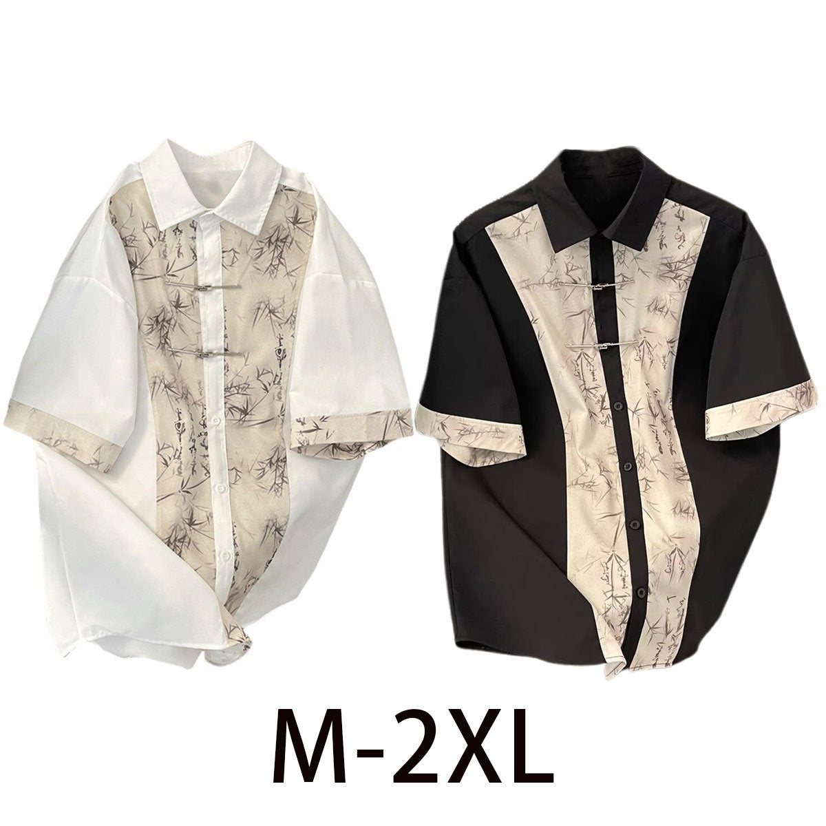 New Chinese Style Shirt Men's Summer Casual Shirt