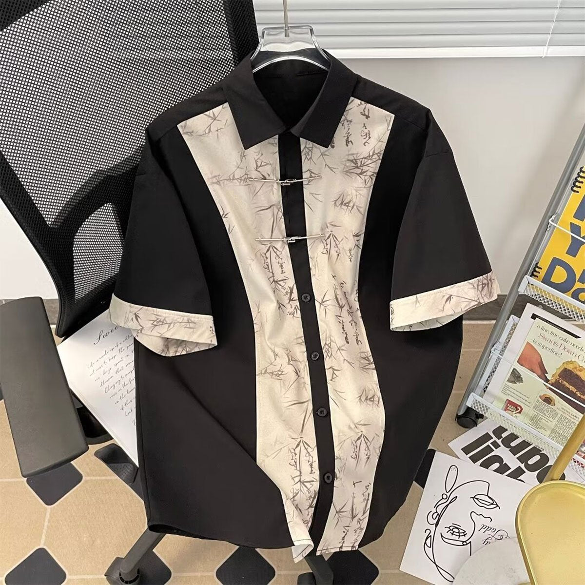 New Chinese Style Shirt Men's Summer Casual Shirt
