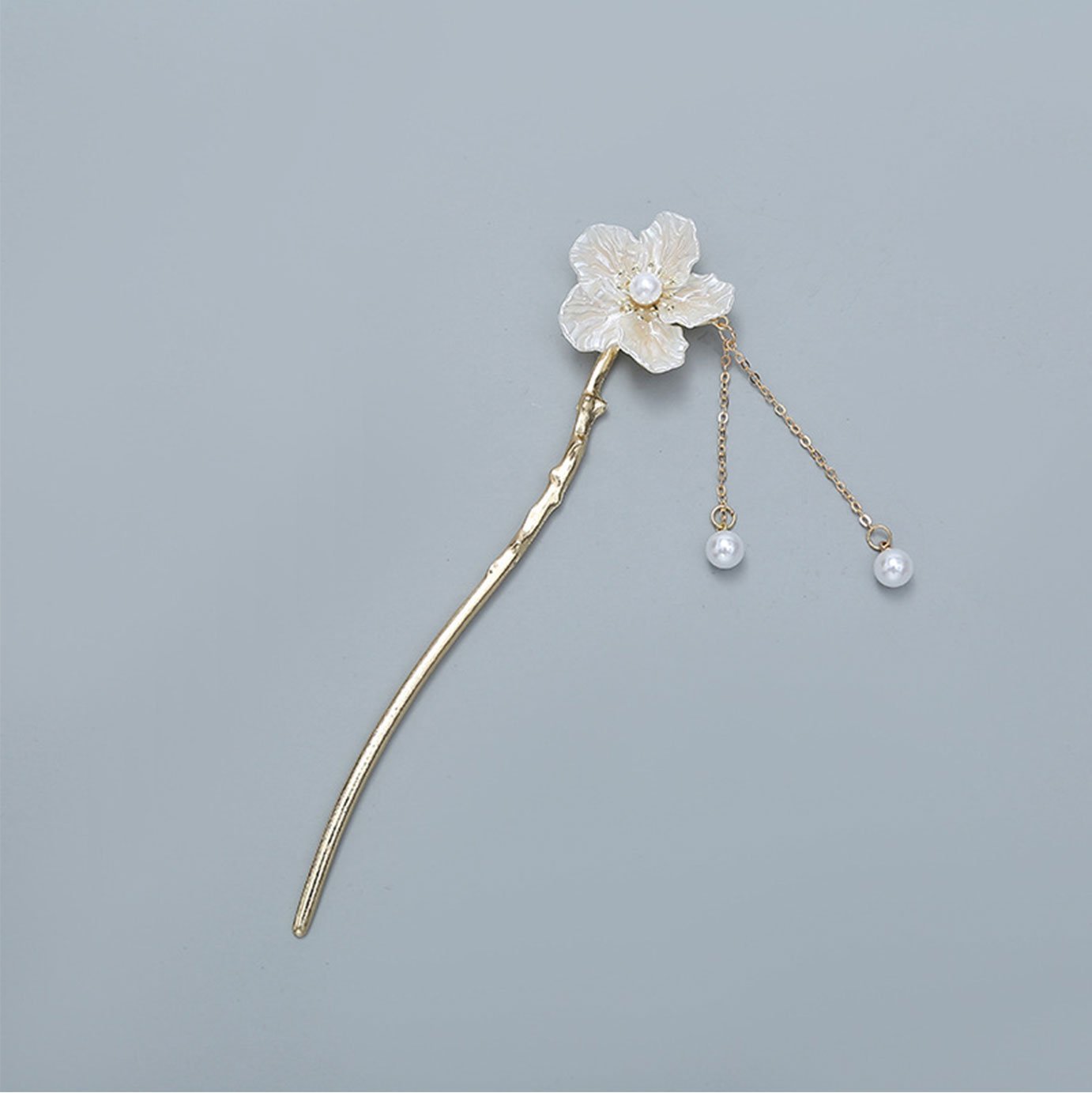 Shell Flower Fringe Hairpin Vintage Chinese Style Accessories Women Bridal