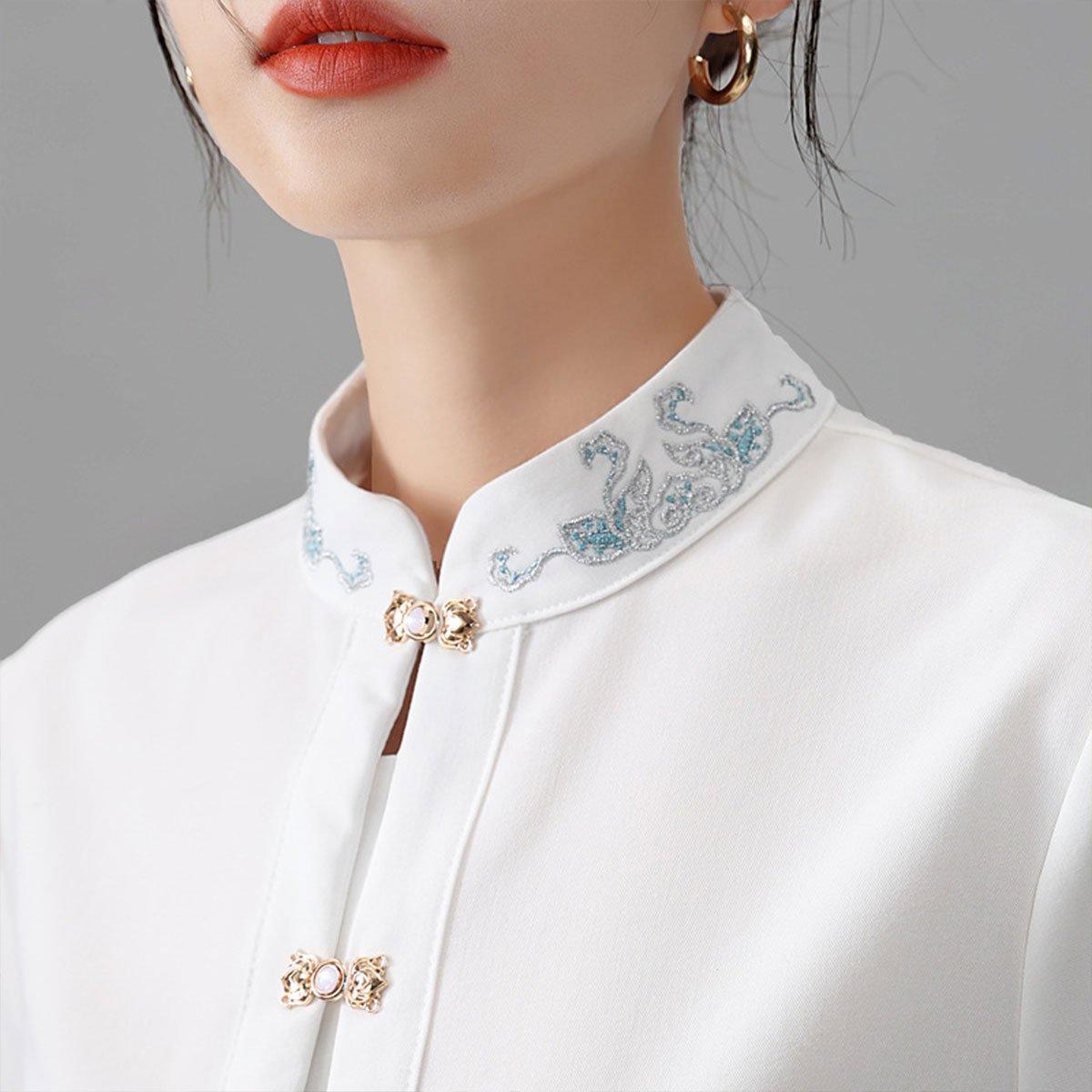 New Chinese Style Spring Women's Shirt