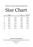 Watercolor Ombre Sleeveless Qipao Maxi | Pink–Blue Mandarin Collar