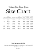 Vintage Blue Qipao Dress | Mandarin Collar Slim Maxi with Side Slit