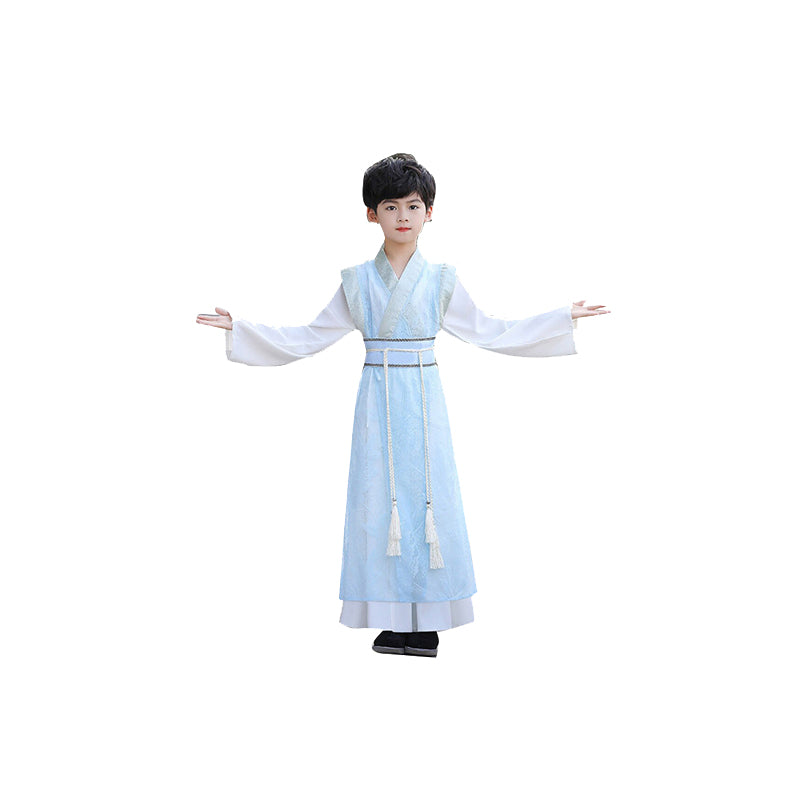 Boys Ancient Chinese Summer Robe Hanfu Costume