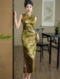 2024 Summer new design Cinese Triditional Cheongsam Women's Qipao